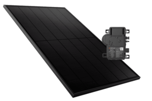 Solahart Silhouette solar panel and Enphase IQ8 microinverter