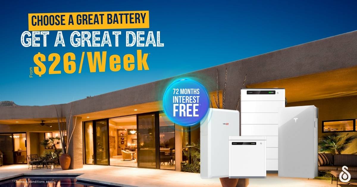 Affordable Solar Battery from $26 per week from Solahart